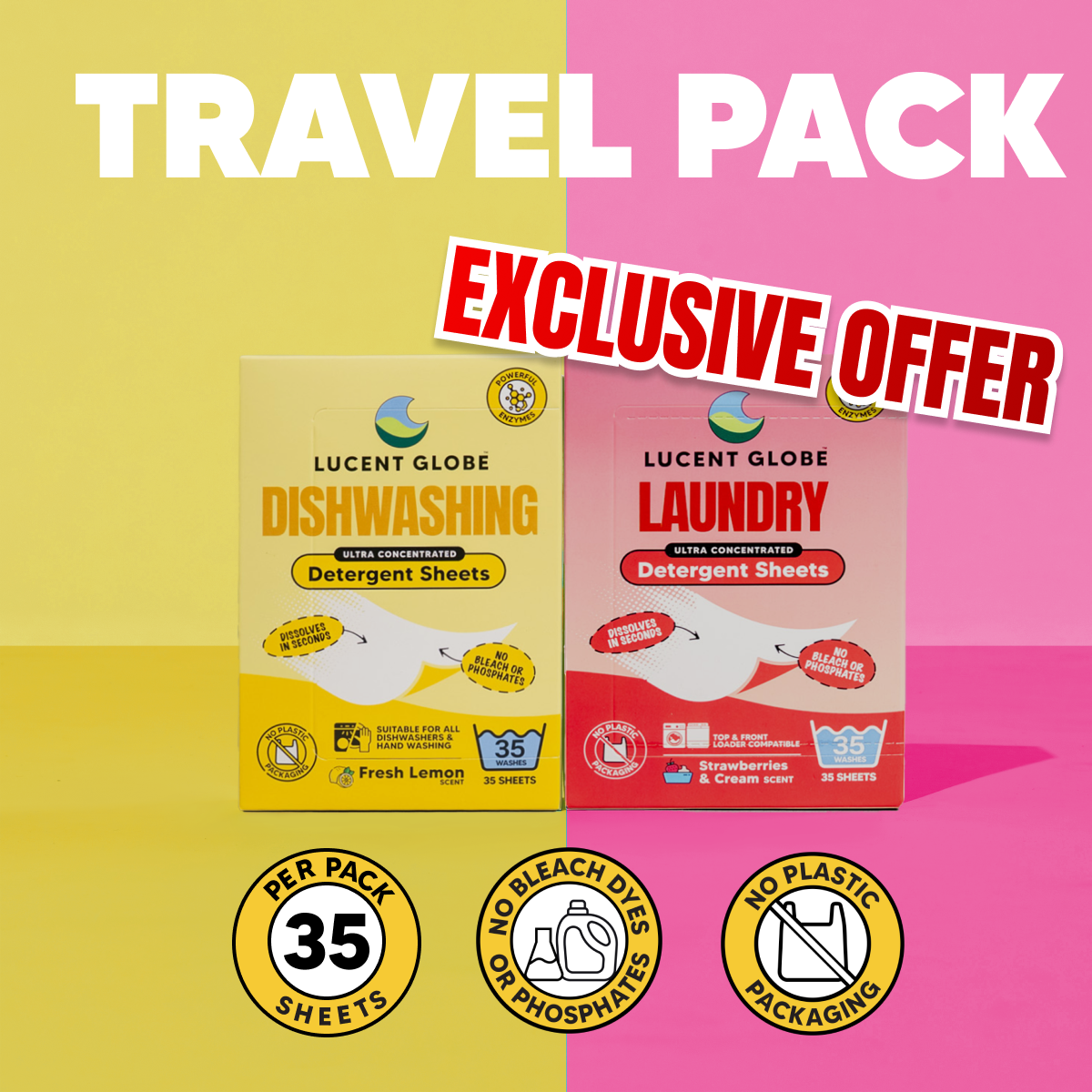 SPECIAL OFFER: Travel Pack Detergent Bundle