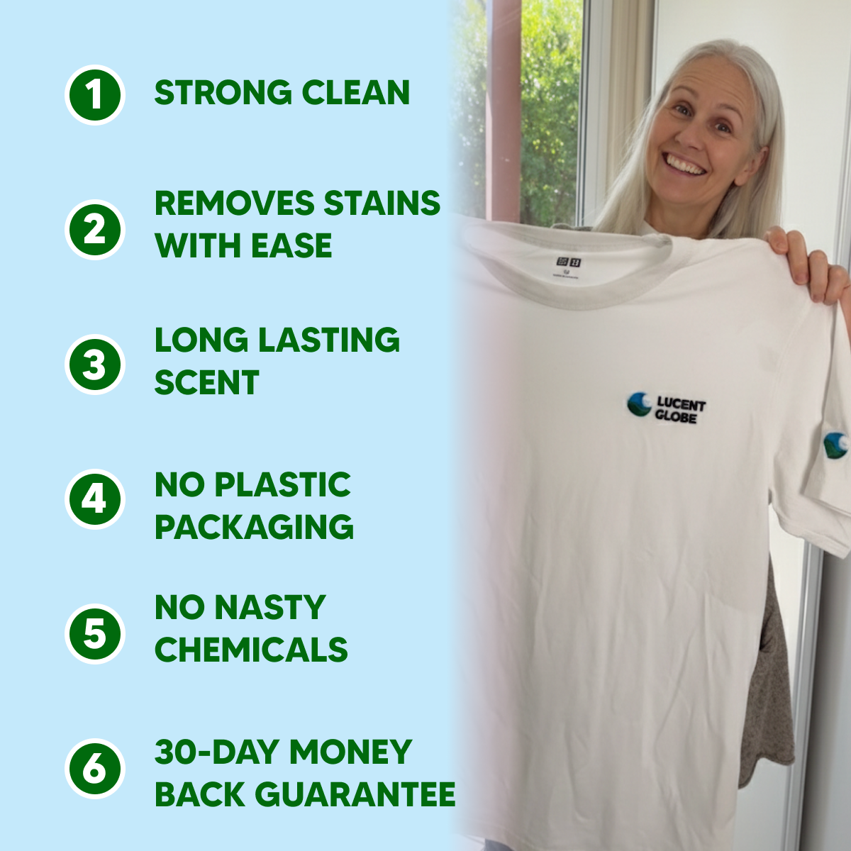 Ocean Breeze Laundry Detergent Sheets Mini Pack