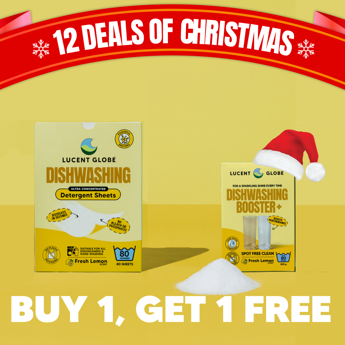 Dishwashing Sheets + FREE Dish Booster