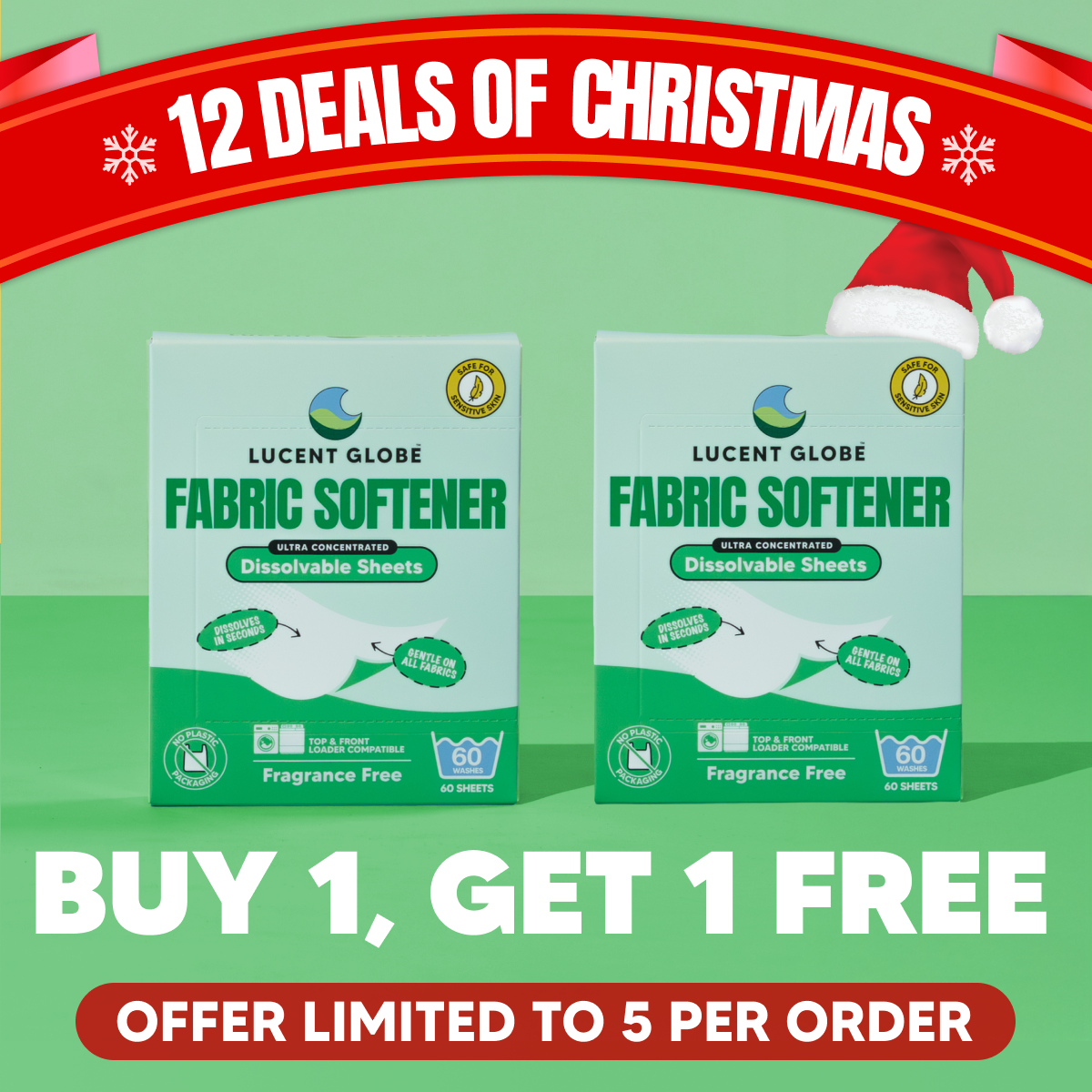 XMAS OFFER: BOGO Fabric Softener Sheets