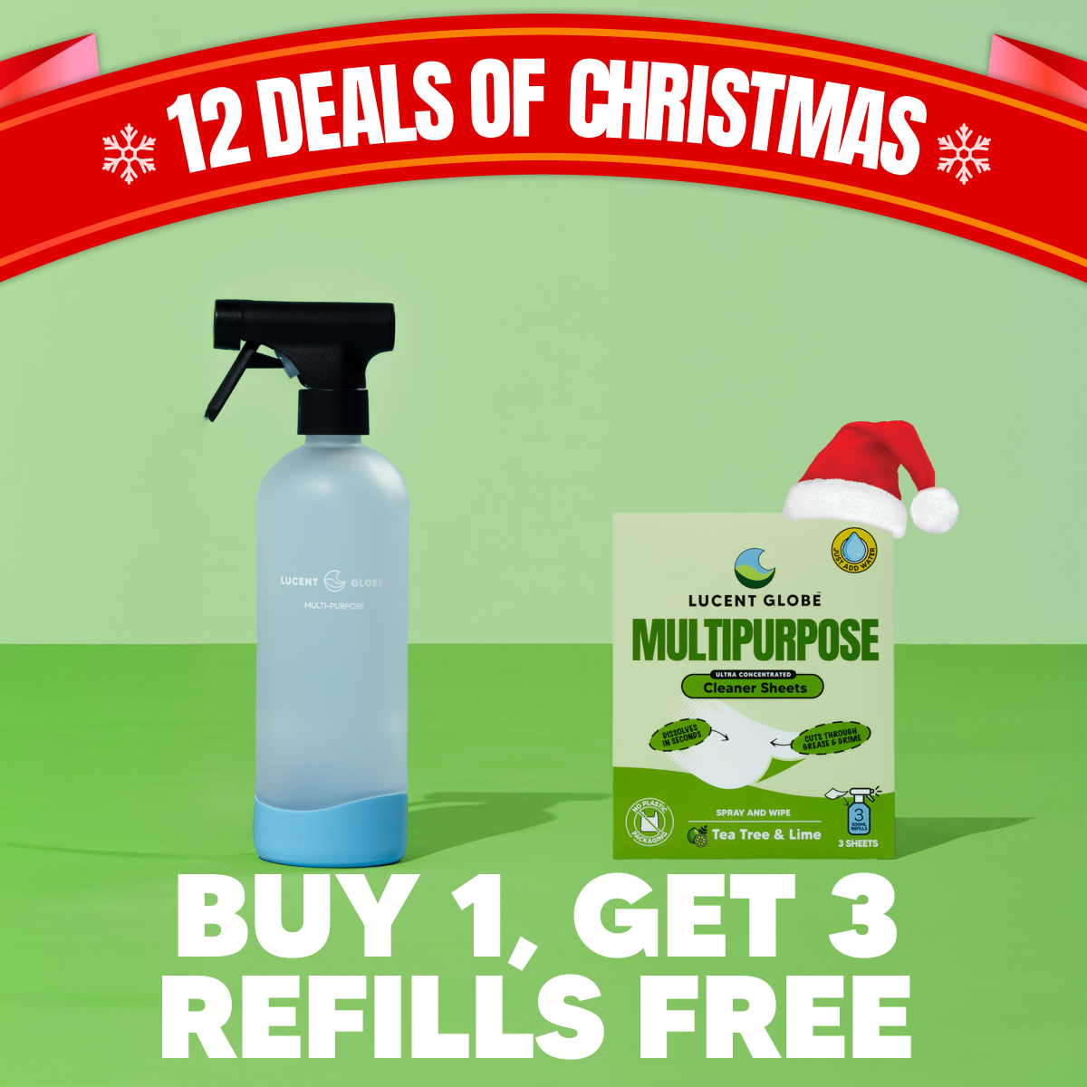 Multipurpose Bottle + 3 FREE Refills