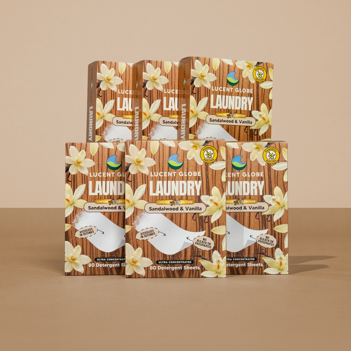 Sandalwood & Vanilla Laundry Detergent Sheets - Limited Edition