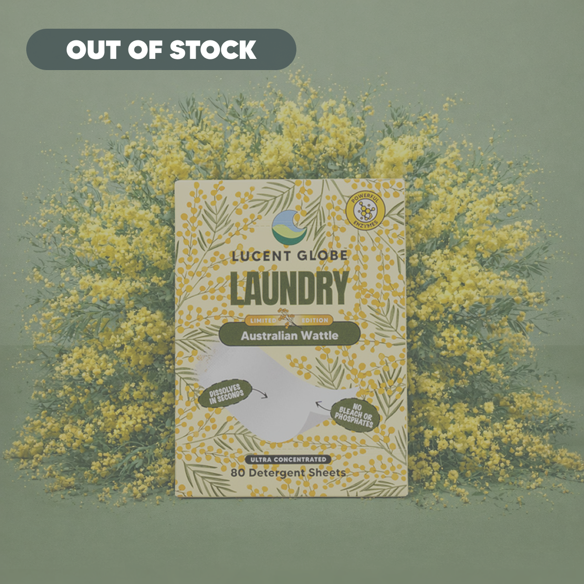 Golden Wattle Laundry Detergent Sheets - Limited Edition