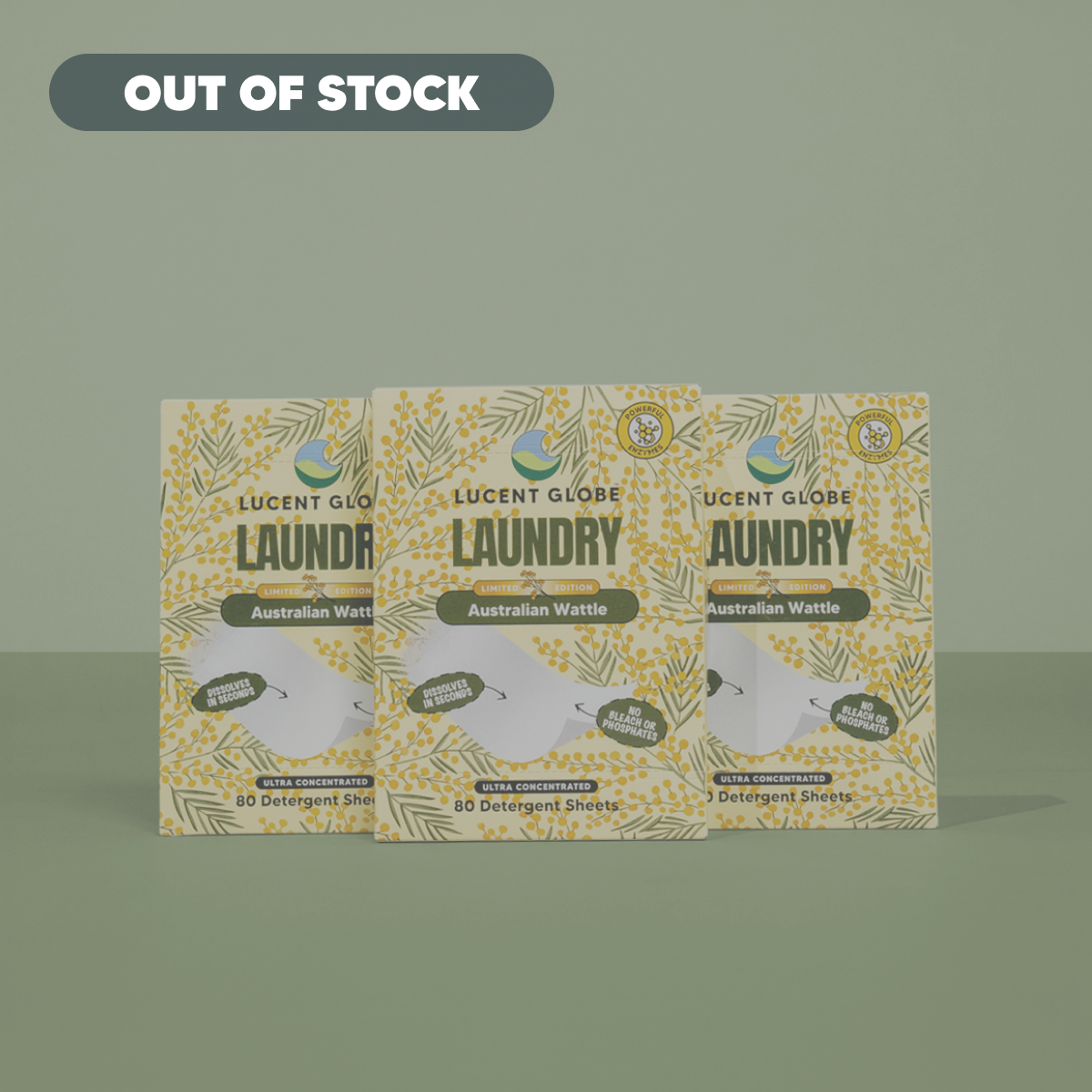 Golden Wattle Laundry Detergent Sheets - Limited Edition