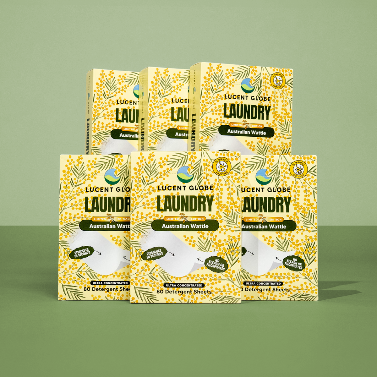 Golden Wattle Laundry Detergent Sheets - Limited Edition