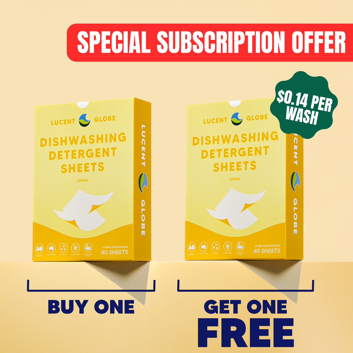 DISHWASHING DETERGENT SHEETS