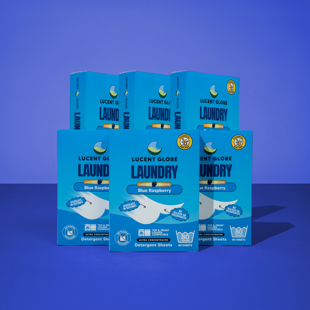 Blue Raspberry Laundry Detergent Sheets - Limited Edition
