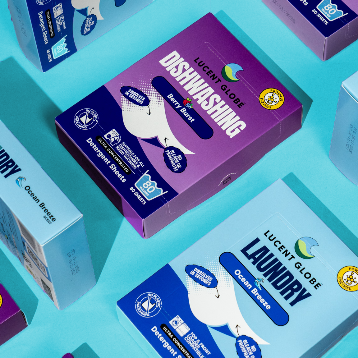 Detergent Sheet Bundle - Berry Burst/Ocean Breeze