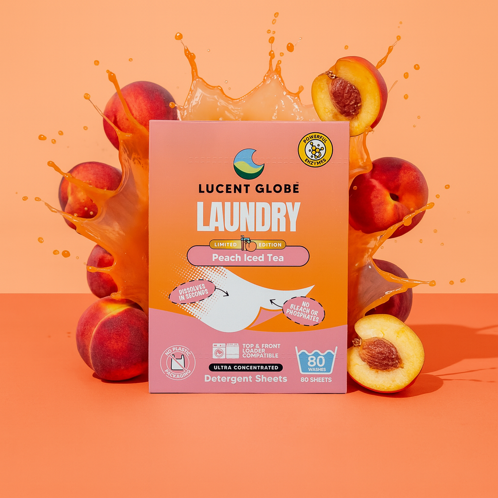 Peach Ice-Tea Laundry Detergent Sheets - Limited Edition