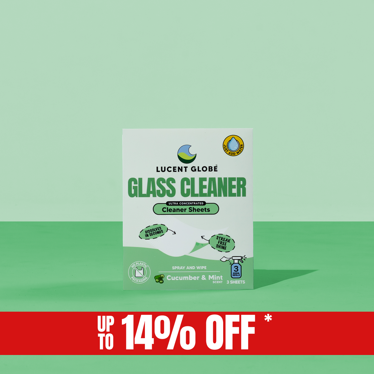 Glass Cleaner Sheets