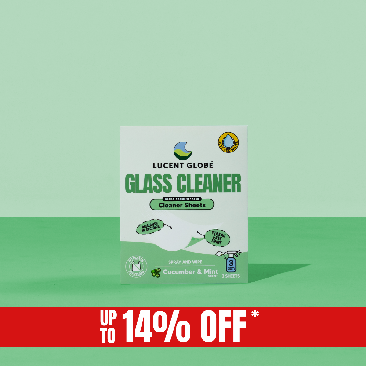 Glass Cleaner Sheets
