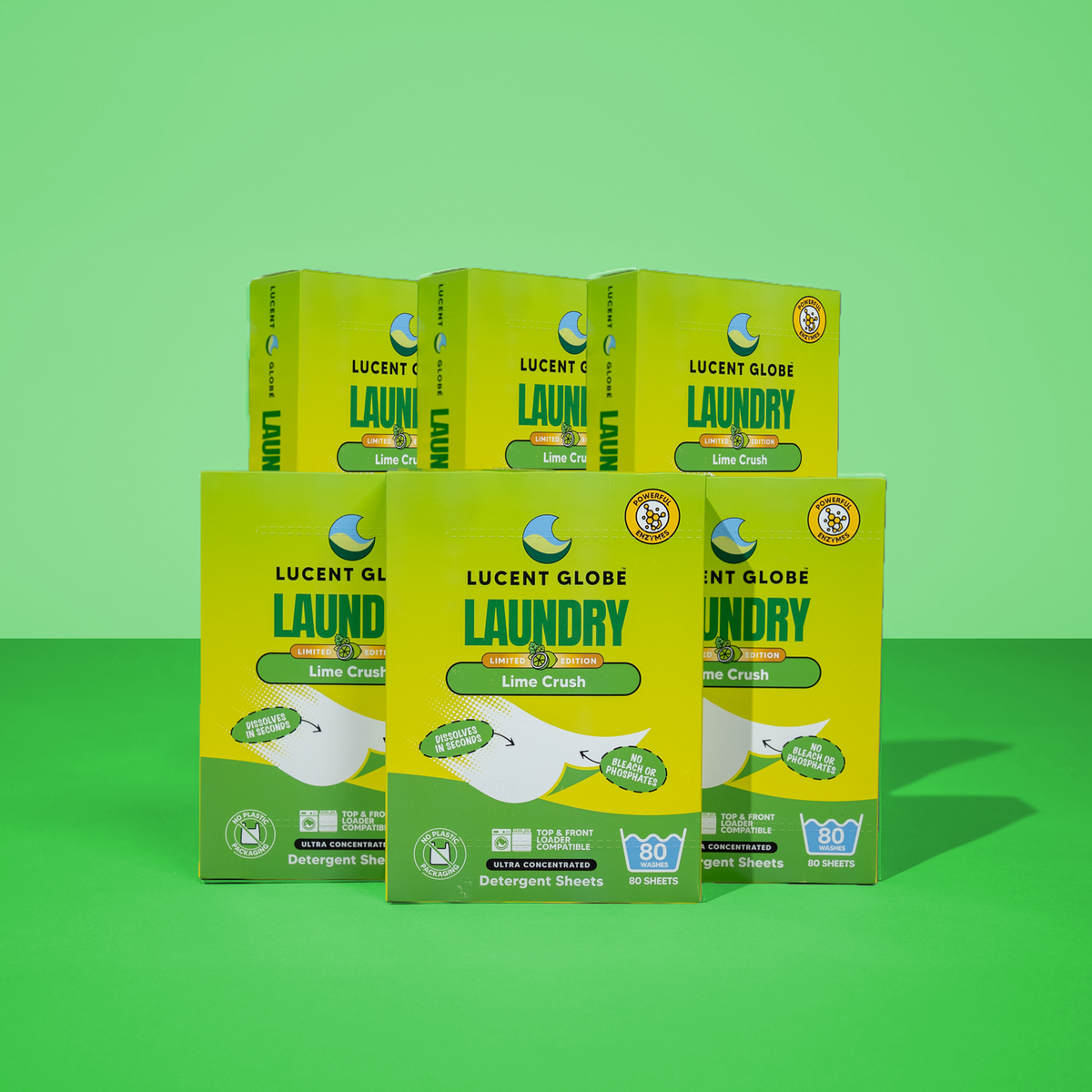 Lime Crush Laundry Detergent Sheets - Limited Edition