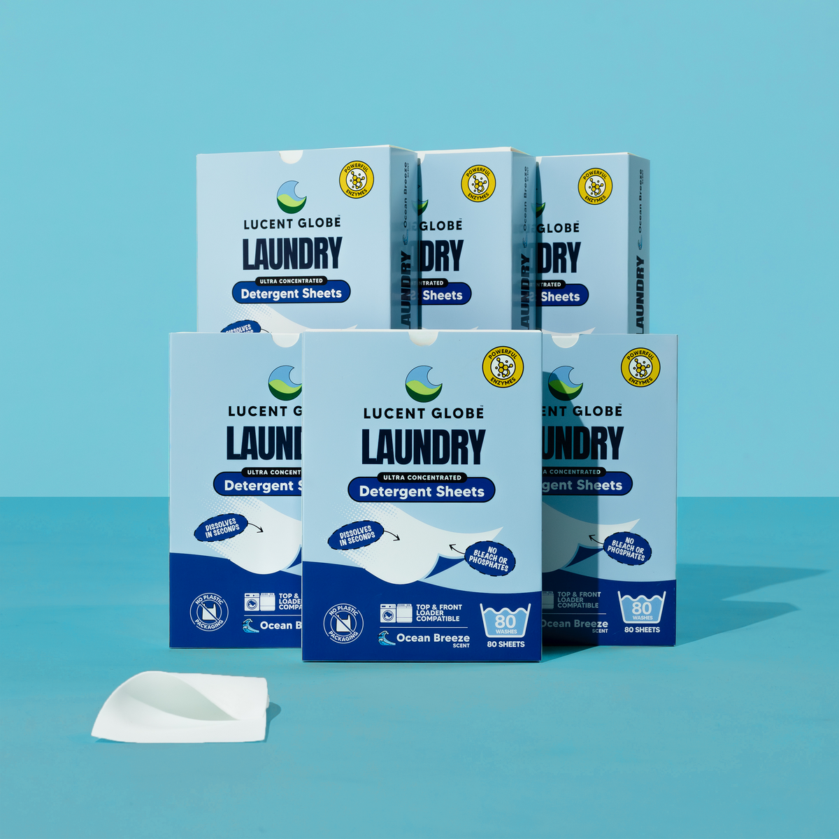 Laundry Detergent Sheets (Up to 80 Washes)