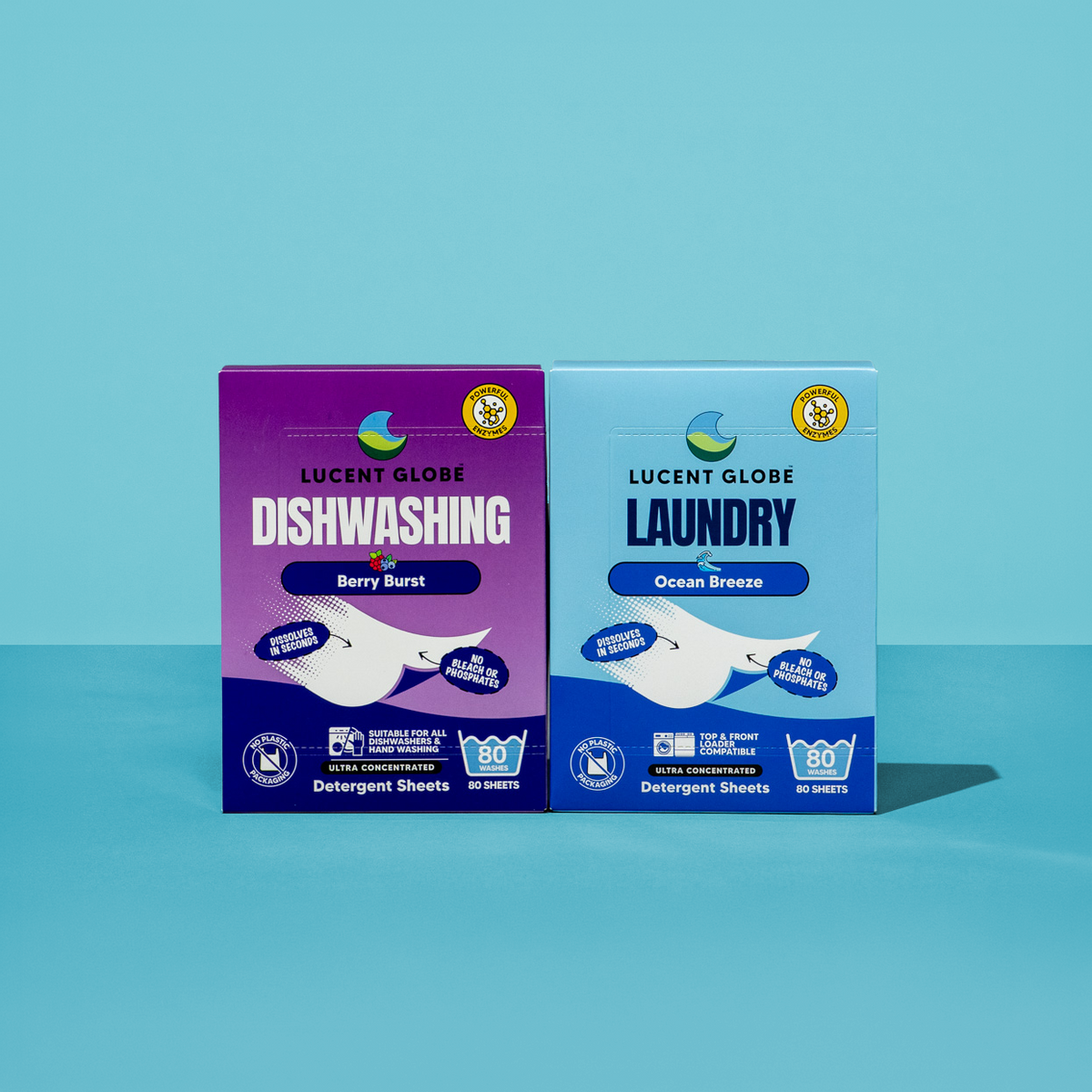 Detergent Sheet Bundle - Berry Burst/Ocean Breeze