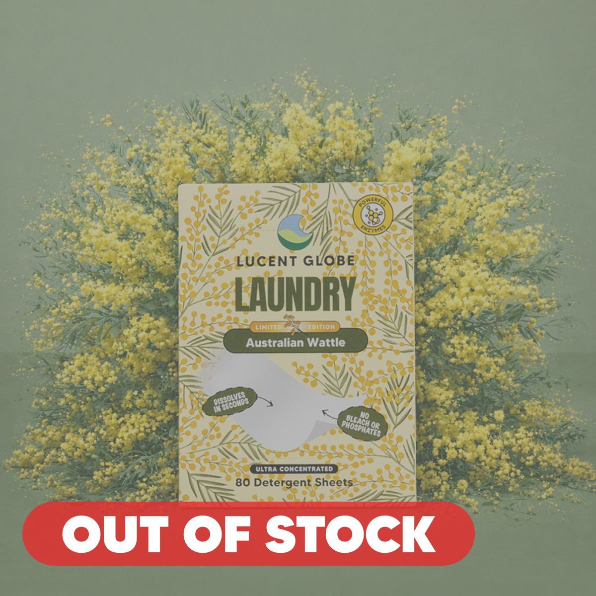 Golden Wattle Laundry Detergent Sheets - Limited Edition