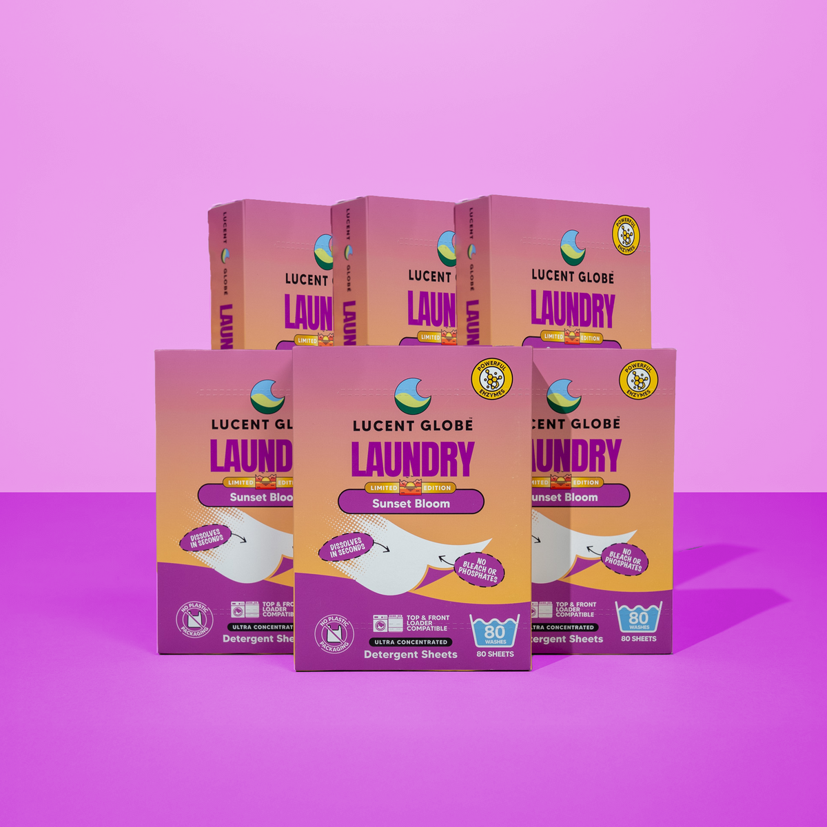 Sunset Bloom Laundry Detergent Sheets - Limited Edition