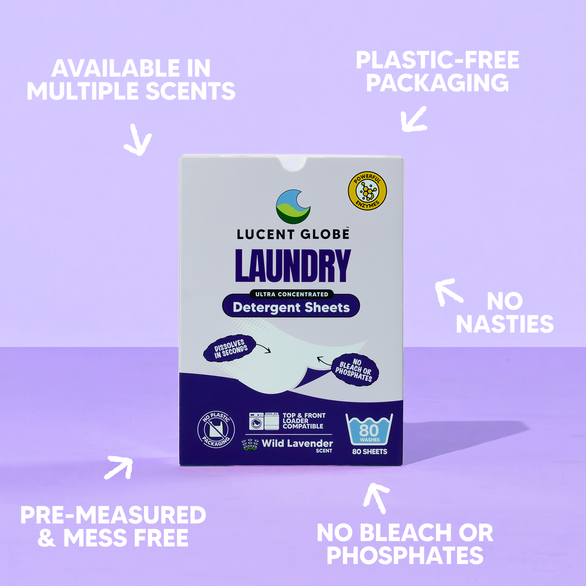 SPECIAL OFFER: Laundry Detergent Sheets - Wild Lavender
