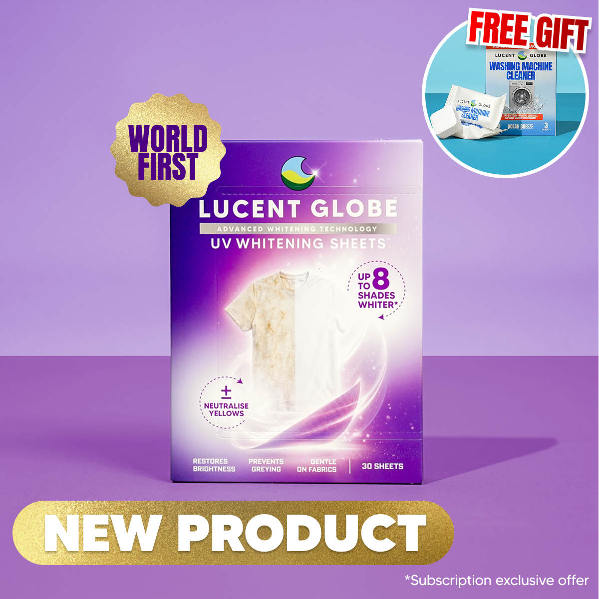 UV Whitening Sheets