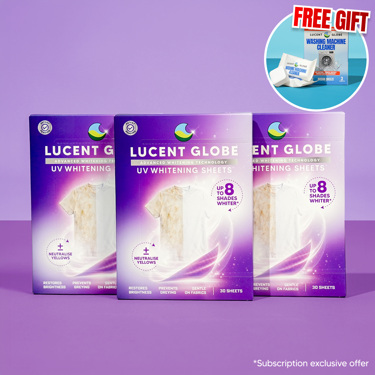 UV Whitening Sheets