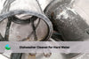 hard water residu on a dishwasher filter
