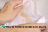 remove grease & oil stains