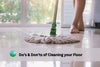 do's and dont's of mopping floor