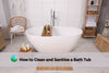 how to clean a bath tub