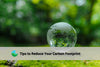 reducing the carbon footprint