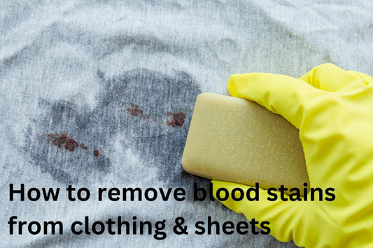 How to Remove Blood Stains from Clothing & Sheets
