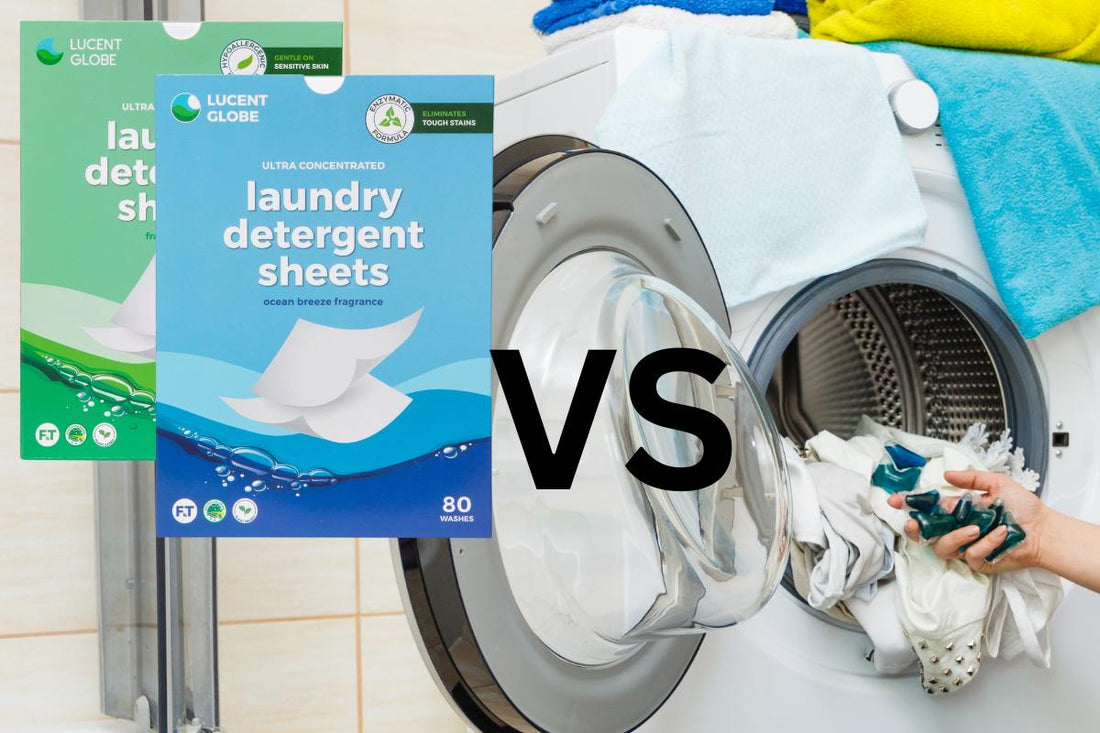 Comparing Laundry Detergent Sheets vs. Pods and other traditional