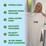 Ocean Breeze Laundry Detergent Sheets Mini Pack