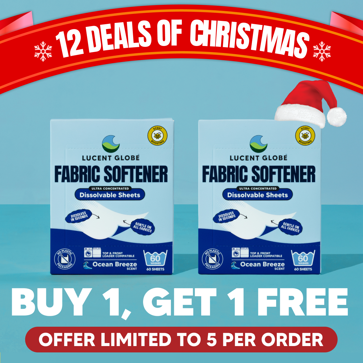 XMAS OFFER: BOGO Fabric Softener Sheets