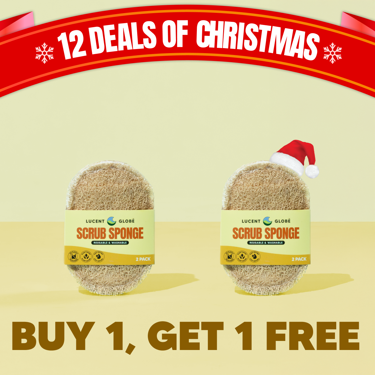 Buy 1, Get 1 FREE Scrub Sponge