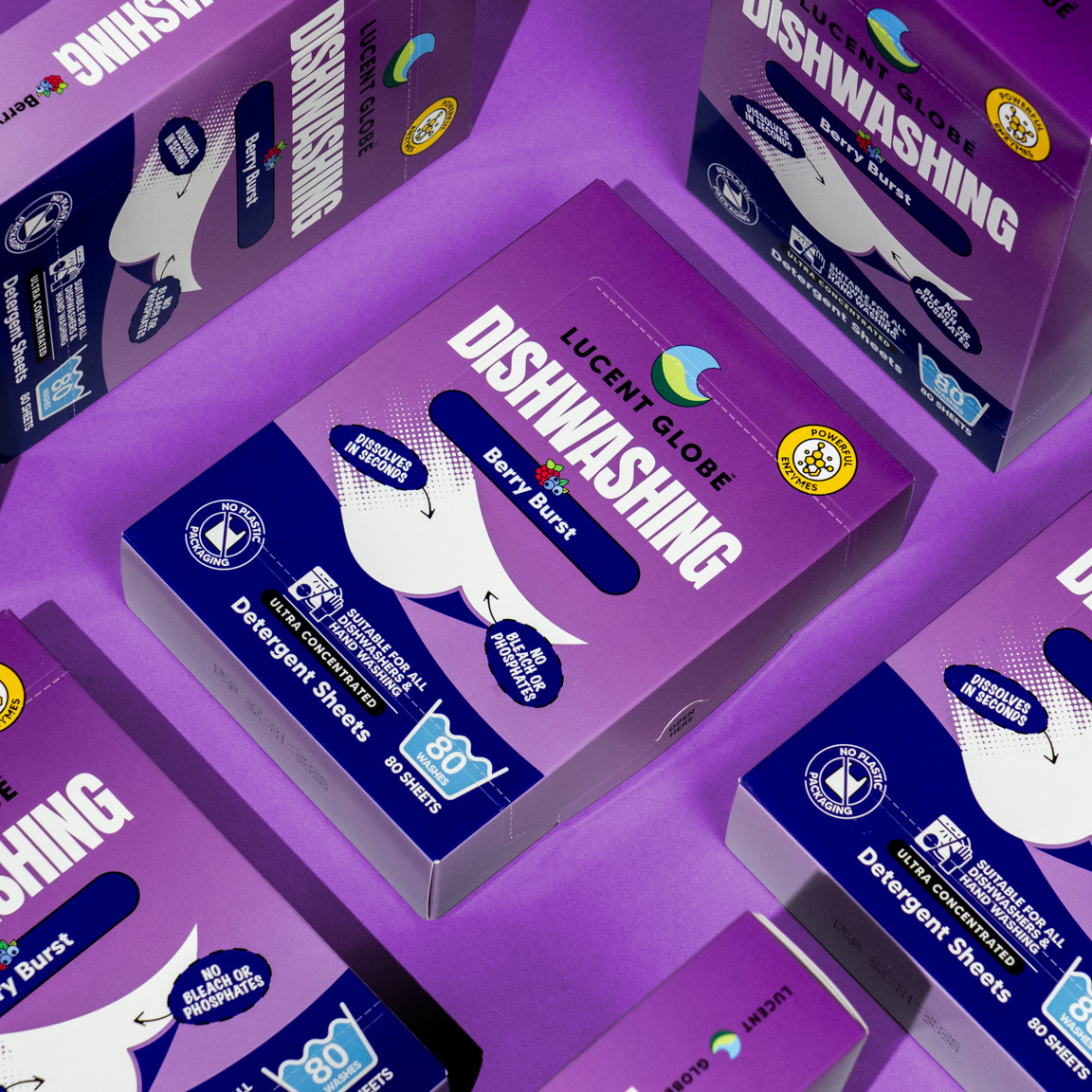 Berry Burst Dishwashing Detergent Sheets