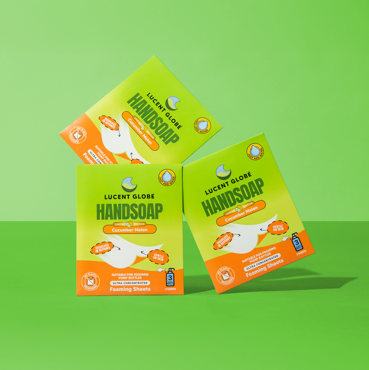 Cucumber Melon Handsoap Sheets - Limited Edition