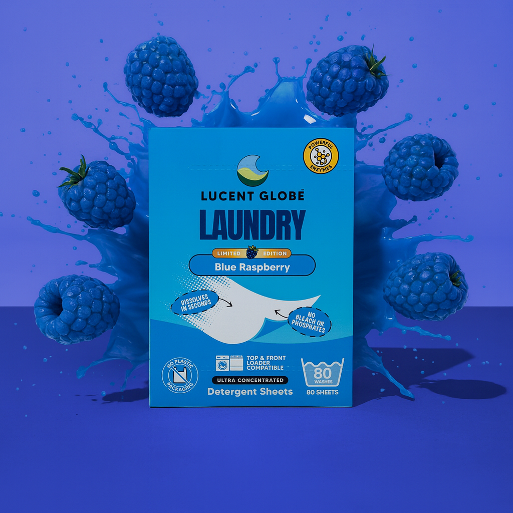 Blue Raspberry Laundry Detergent Sheets - Limited Edition