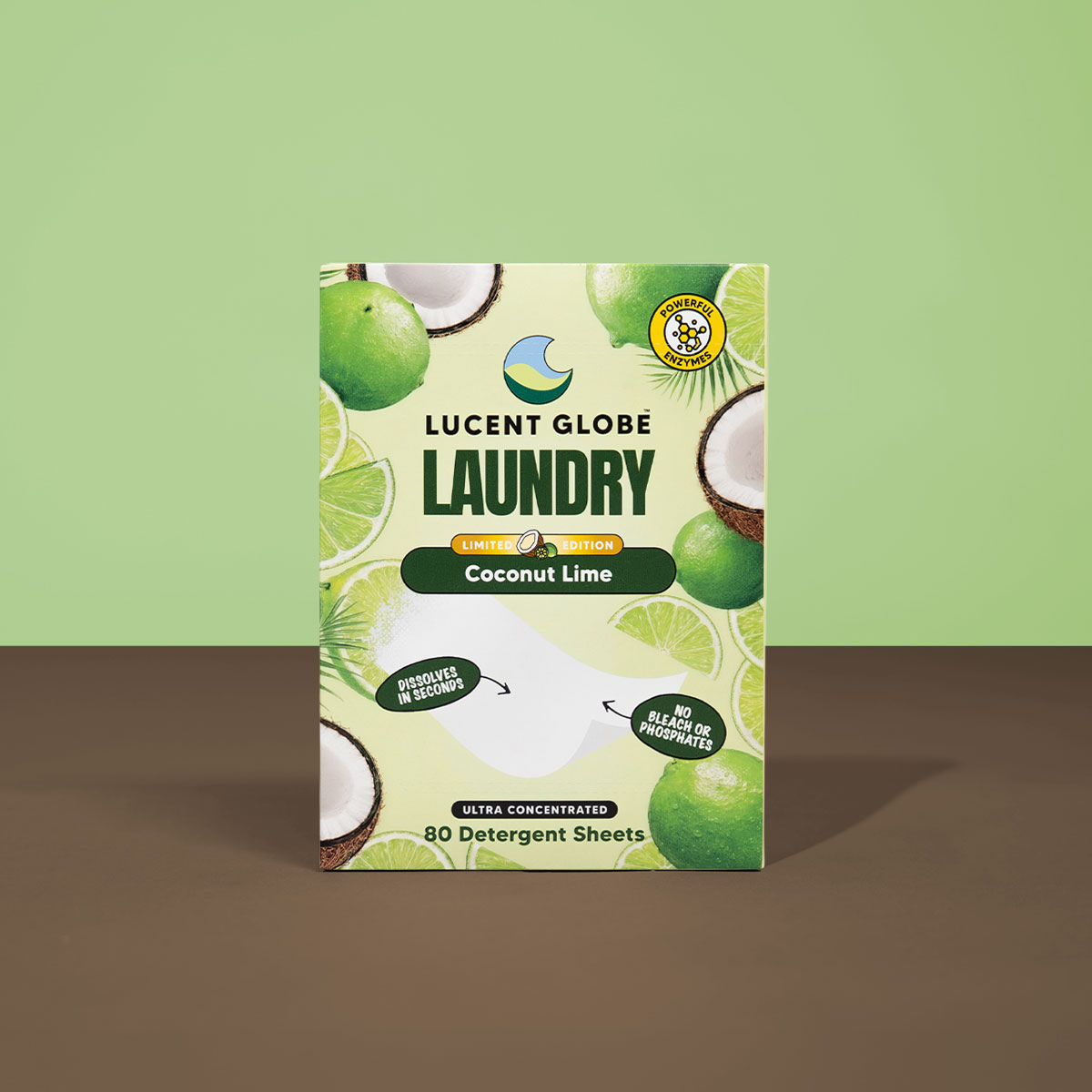 Coconut Lime Laundry Detergent Sheets - Limited Edition