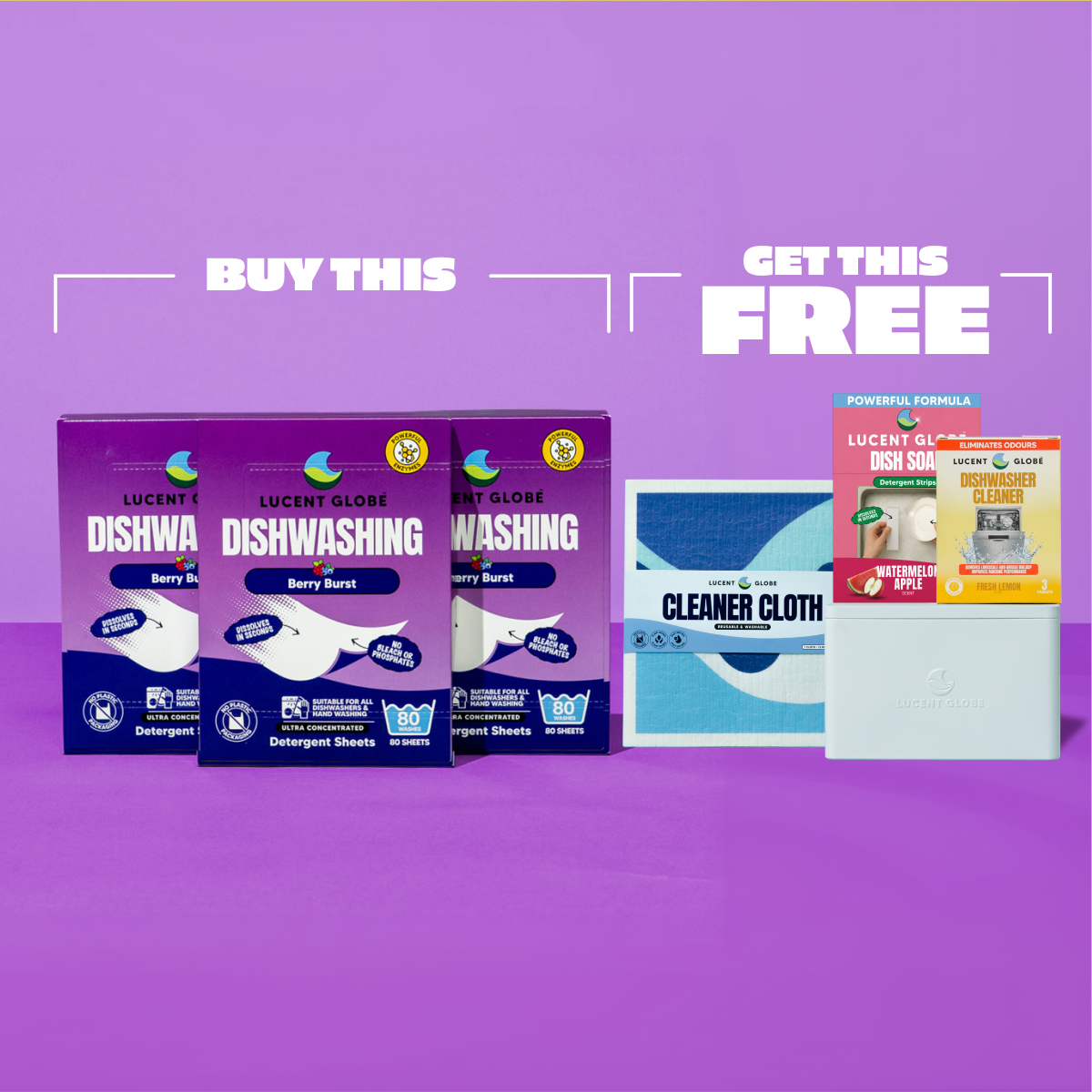 Berry Burst Dishwashing Detergent Sheets