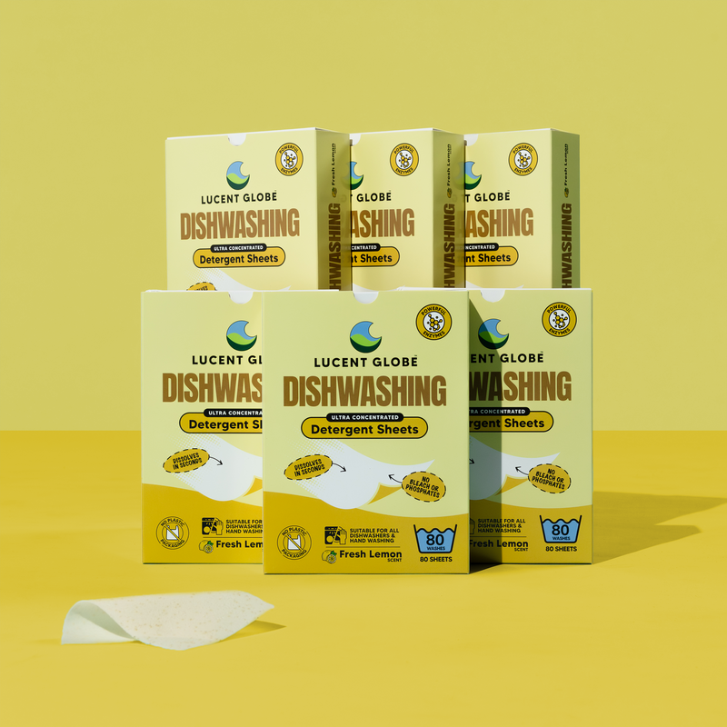 Lucent Globe Dishwashing Sheets 6 Pack