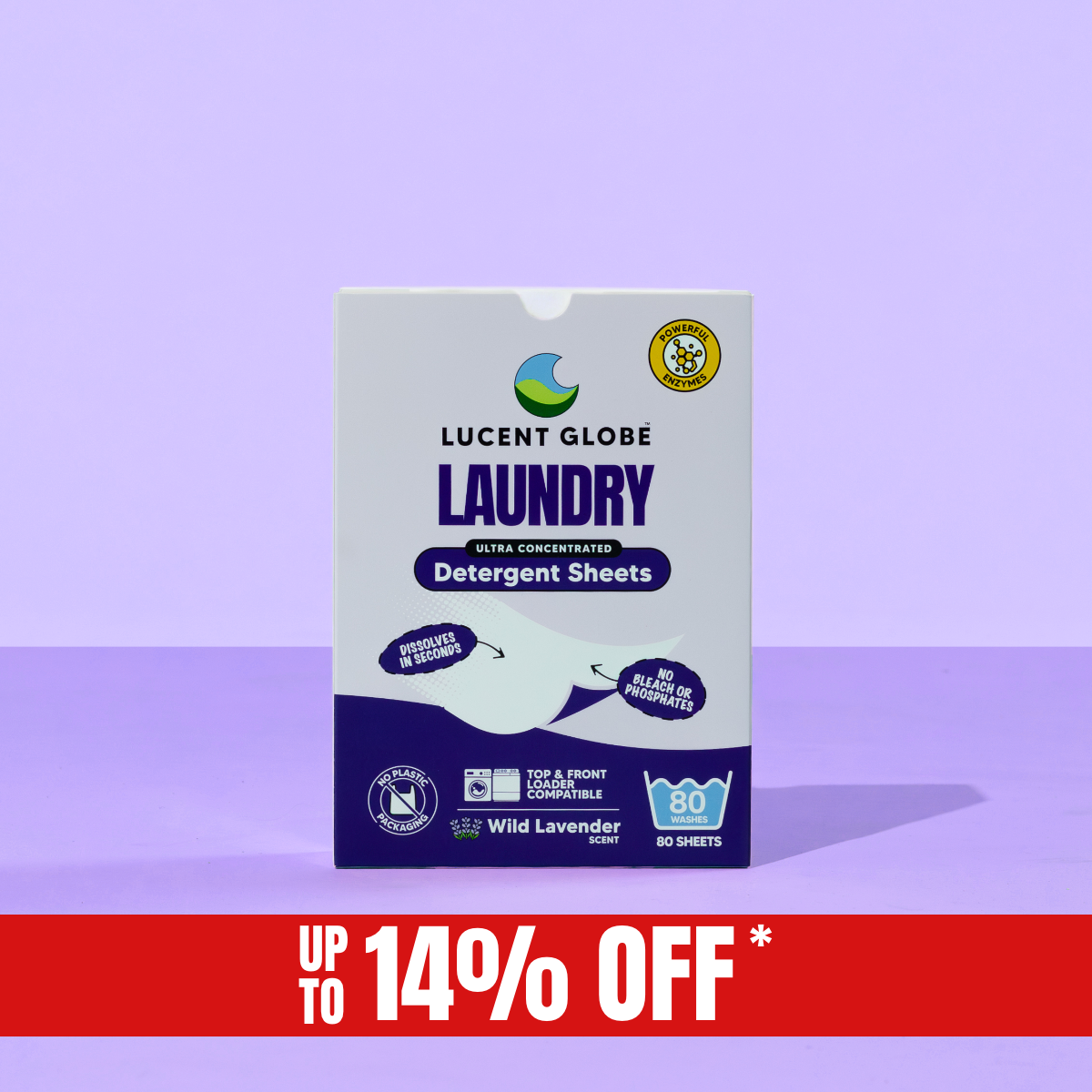 Laundry Detergent Sheets (Up to 80 Washes)