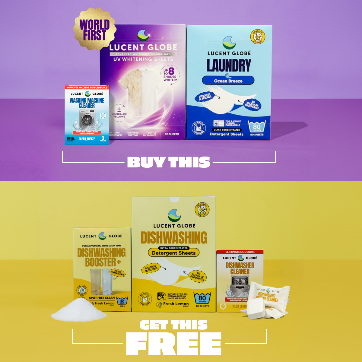 Special Offer: Buy Laundry Power Bundle, Get Dishwashing Power Bundle FREE
