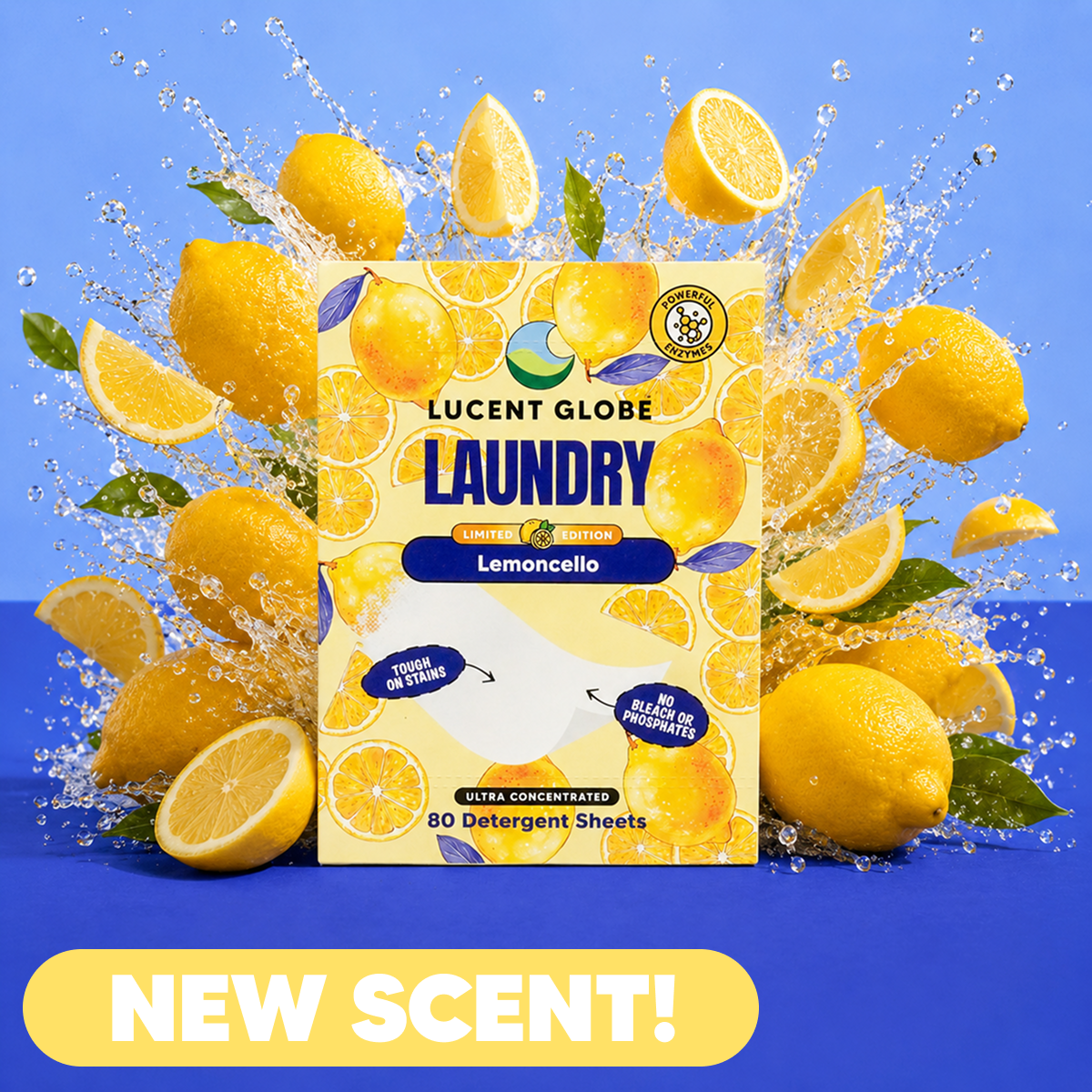Lemoncello Laundry Detergent Sheets - Limited Edition
