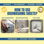Dishwashing Sheets + FREE Dish Booster