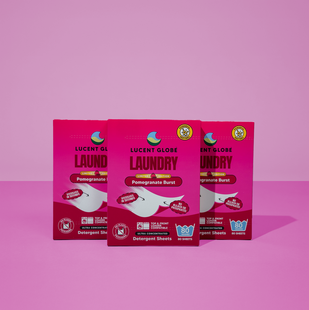 Pomegranate Burst Laundry Detergent Sheets - Limited Edition