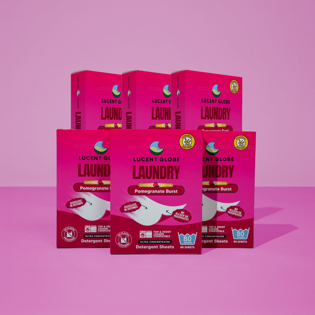 Pomegranate Burst Laundry Detergent Sheets - Limited Edition