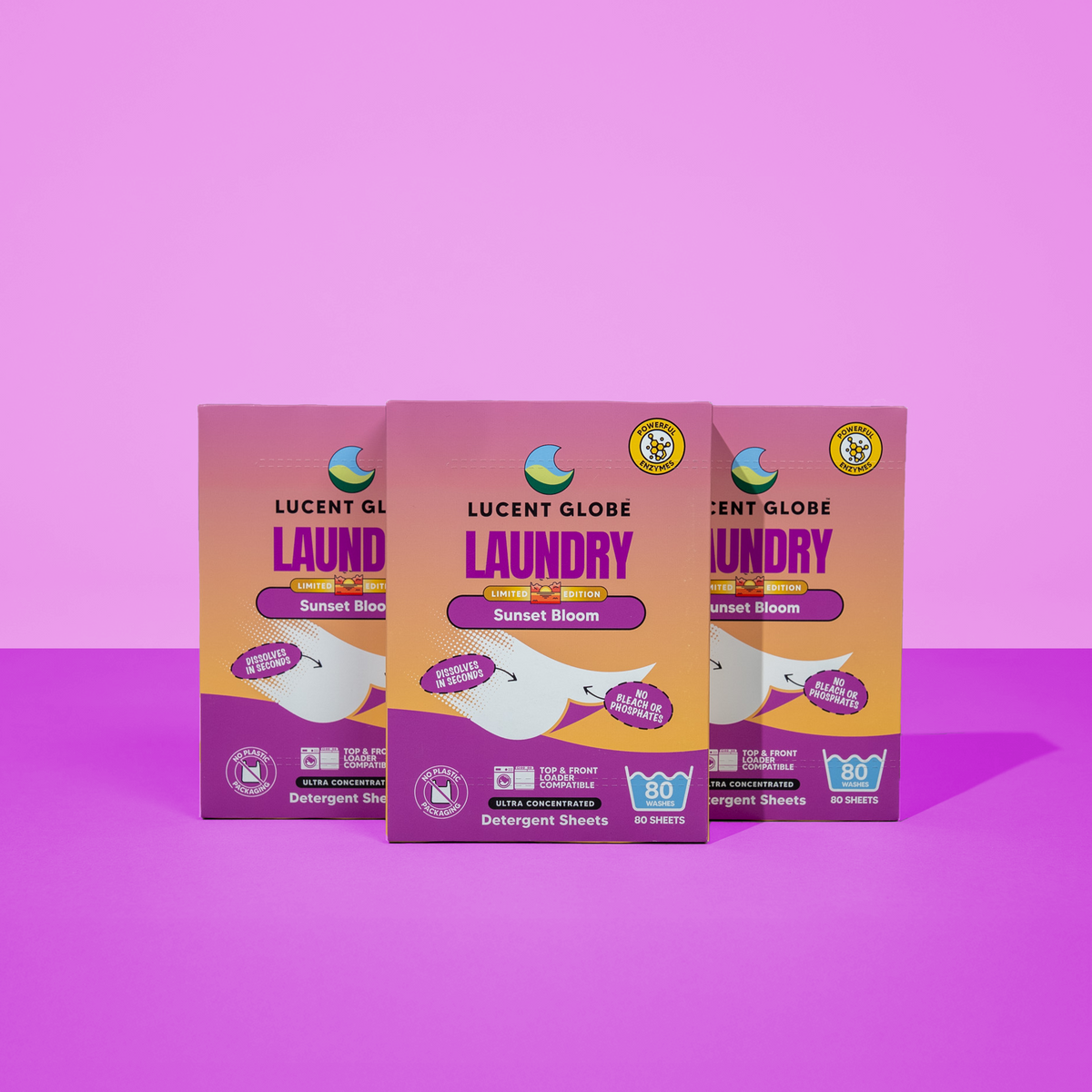 Sunset Bloom Laundry Detergent Sheets - Limited Edition