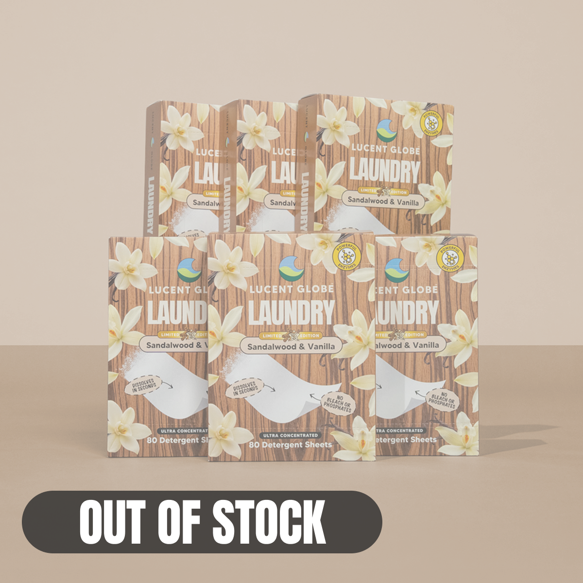 Sandalwood & Vanilla Laundry Detergent Sheets - Limited Edition