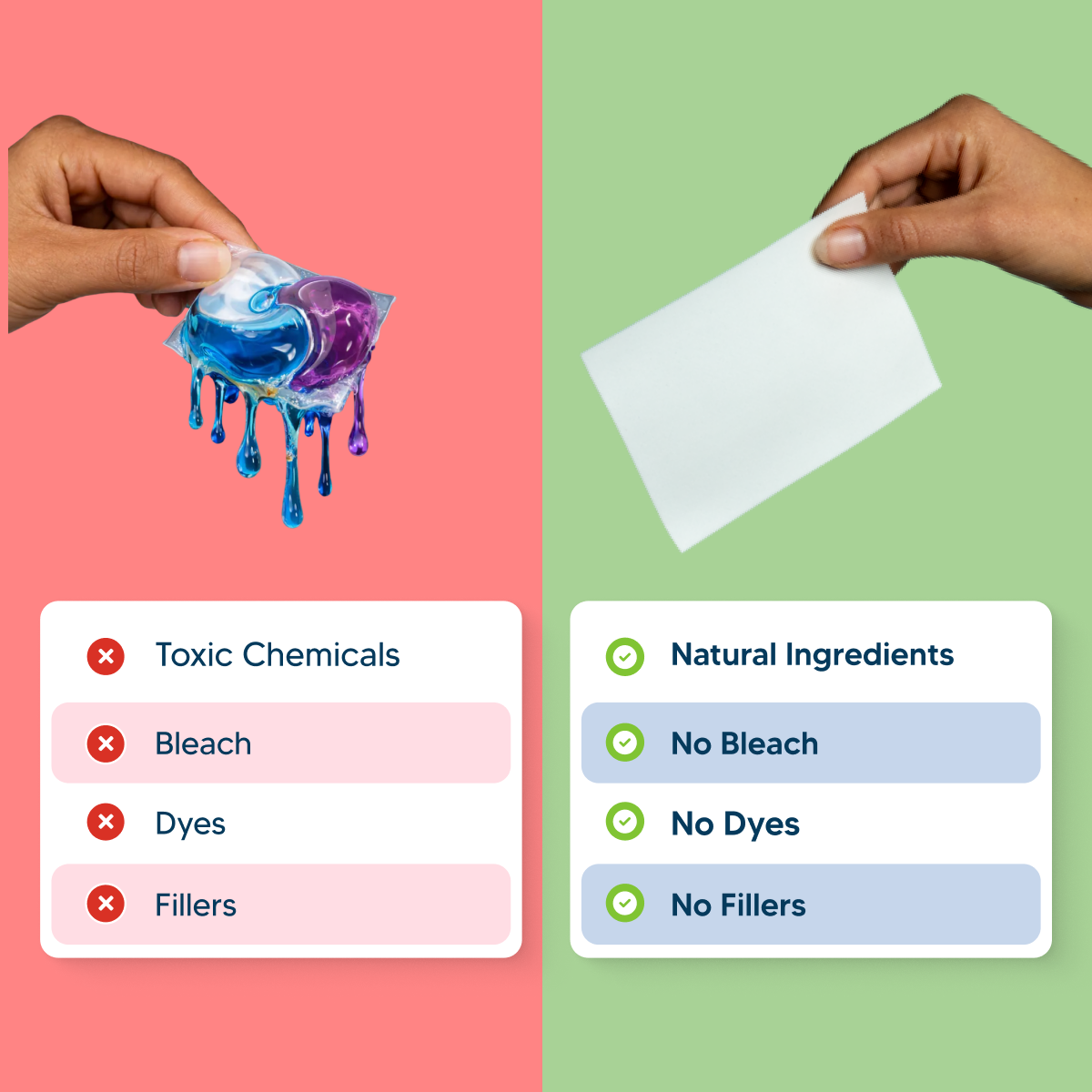Laundry Detergent Sheets