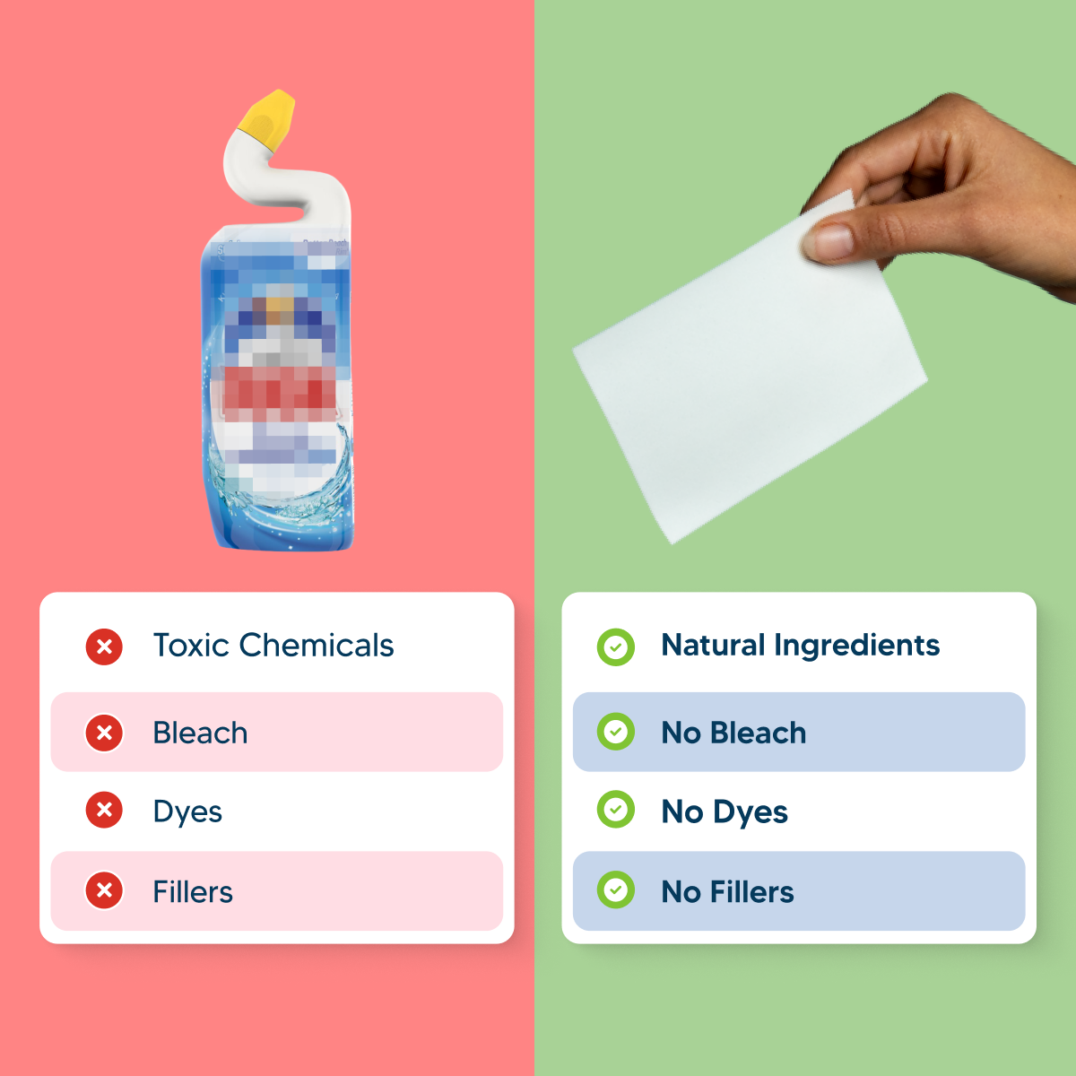 Toilet Cleaning Sheets