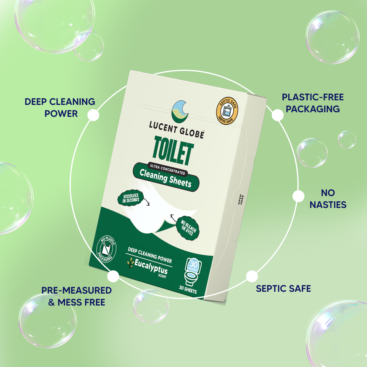 Toilet Cleaning Sheets